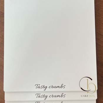 Подложка прямоугольная 40х50см с гравировкой - Магазин товаров для кондитеров - Cake Box, Екатеринбург