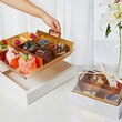 Коробка для 4 пирожных (22.5х22.5х12см) - Магазин товаров для кондитеров - Cake Box, Екатеринбург