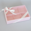 Коробка для 6 пирожных (цвет розовый) 50шт - Магазин товаров для кондитеров - Cake Box, Екатеринбург