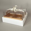 Коробка для 4 пирожных (22.5х22.5х12см) - Магазин товаров для кондитеров - Cake Box, Екатеринбург