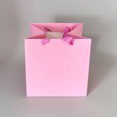 Пакет подарочный бумажный S (25*25*25см) - Pink - Магазин товаров для кондитеров - Cake Box, Екатеринбург