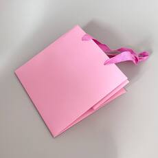 Пакет подарочный бумажный XS (20*20*20см) - Pink - Магазин товаров для кондитеров - Cake Box, Екатеринбург