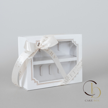 Коробка для 10 macaron 50шт - Магазин товаров для кондитеров - Cake Box, Екатеринбург